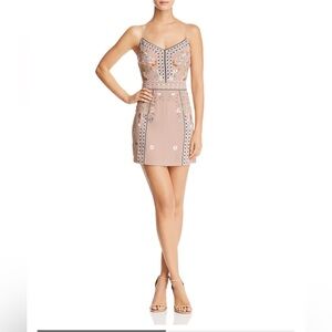 French Connection Embroidered Mini Dress
